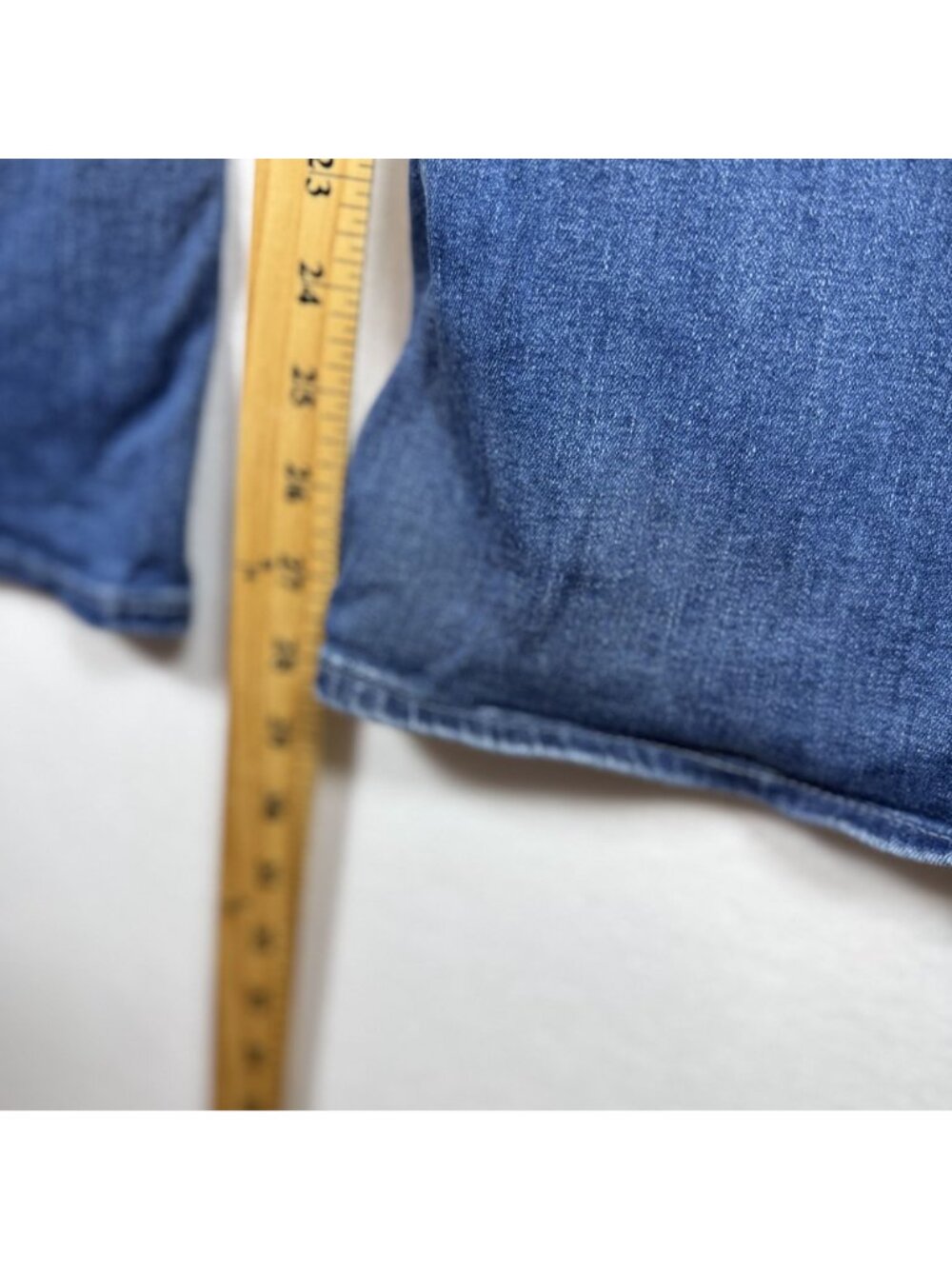 Hollister High-Rise Flare Jeans Womens Size 8S Classic Stretch Blue Denim Y2K - Picture 10 of 10